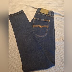 Nudie Pipe Led Night Shadow Skinny High Waist Jeans 28/29